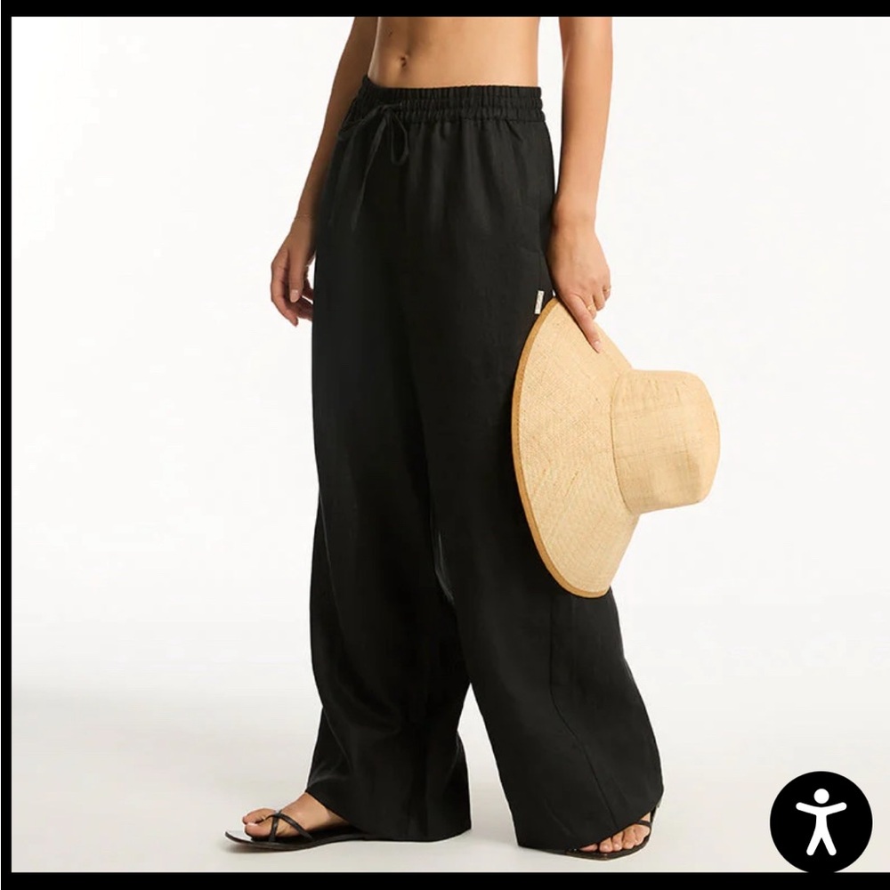 tidal linen palazzo pant
